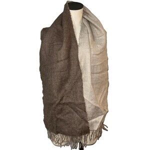 SOL 100% Baby Alpaca Made in Peru Reversible Scarf